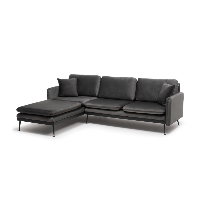 Corner Sofa Reya - Anthracite Anthracite