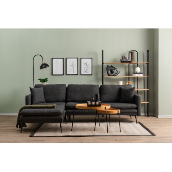 Corner Sofa Reya - Dark Grey Dark Grey Corner Sofa Reya - Dark Grey Dark Grey