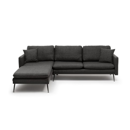 Corner Sofa Reya - Dark Grey Dark Grey Corner Sofa Reya - Dark Grey Dark Grey