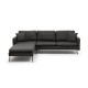 Corner Sofa Reya - Dark Grey Dark Grey Corner Sofa Reya - Dark Grey Dark Grey
