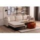 Corner Sofa Reya - Cream Cream Corner Sofa Reya - Cream Cream