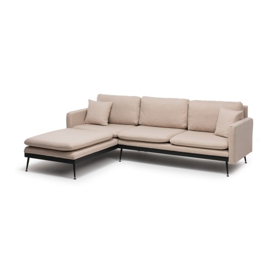 Corner Sofa Reya - Cream Cream Corner Sofa Reya - Cream Cream