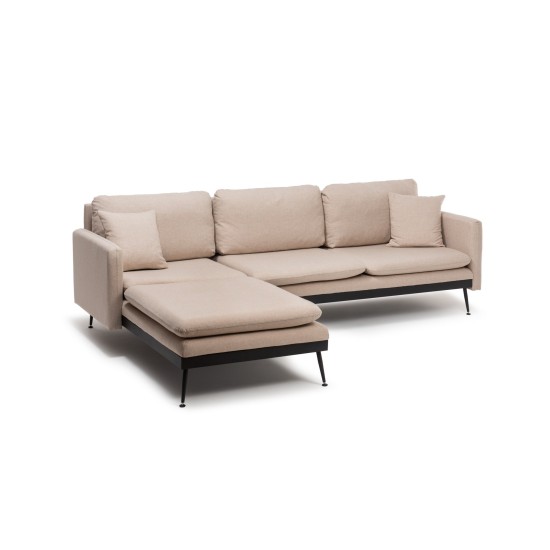 Corner Sofa Reya - Cream Cream Corner Sofa Reya - Cream Cream