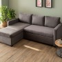 Corner Sofa-Bed Kado - Grey Grey