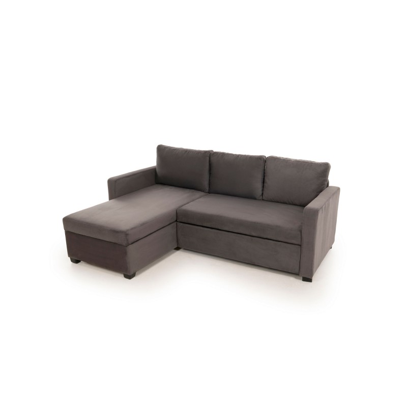 Corner Sofa-Bed Kado - Grey Grey
