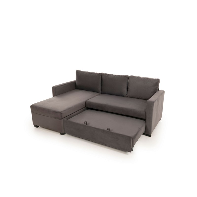 Corner Sofa-Bed Kado - Grey Grey