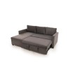 Corner Sofa-Bed Kado - Grey Grey