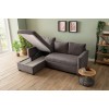 Corner Sofa-Bed Kado - Grey Grey