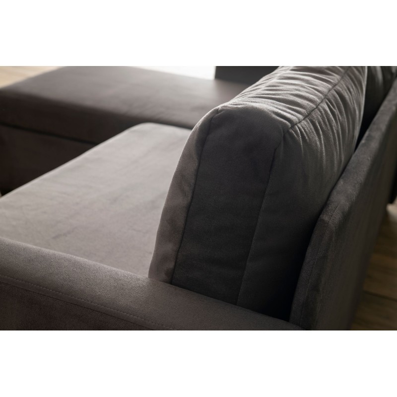Corner Sofa-Bed Kado - Grey Grey