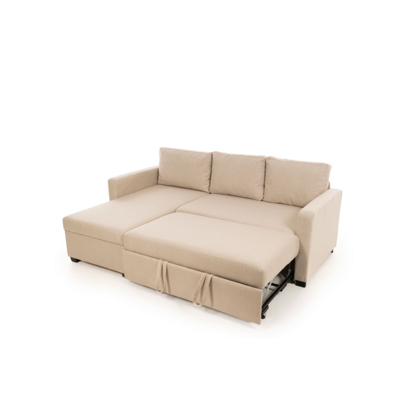 Corner Sofa-Bed Kado - Cream Cream