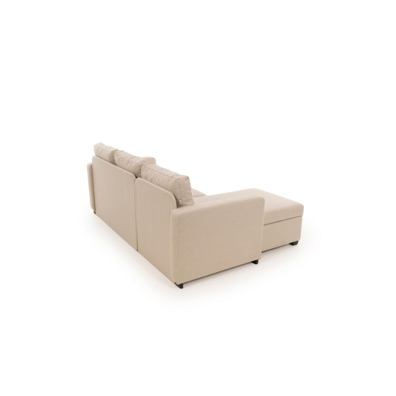 Corner Sofa-Bed Kado - Cream Cream