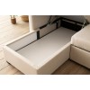 Corner Sofa-Bed Kado - Cream Cream