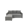 Corner Sofa-Bed Kado - Light Grey Light Grey