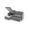 Corner Sofa-Bed Kado - Light Grey Light Grey