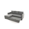 Corner Sofa-Bed Kado - Light Grey Light Grey