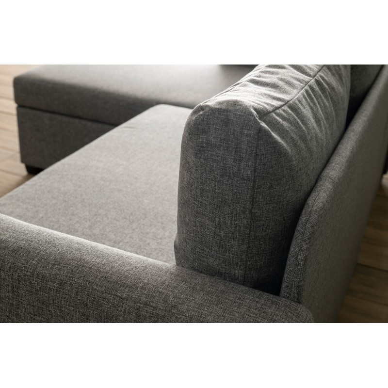 Corner Sofa-Bed Kado - Light Grey Light Grey