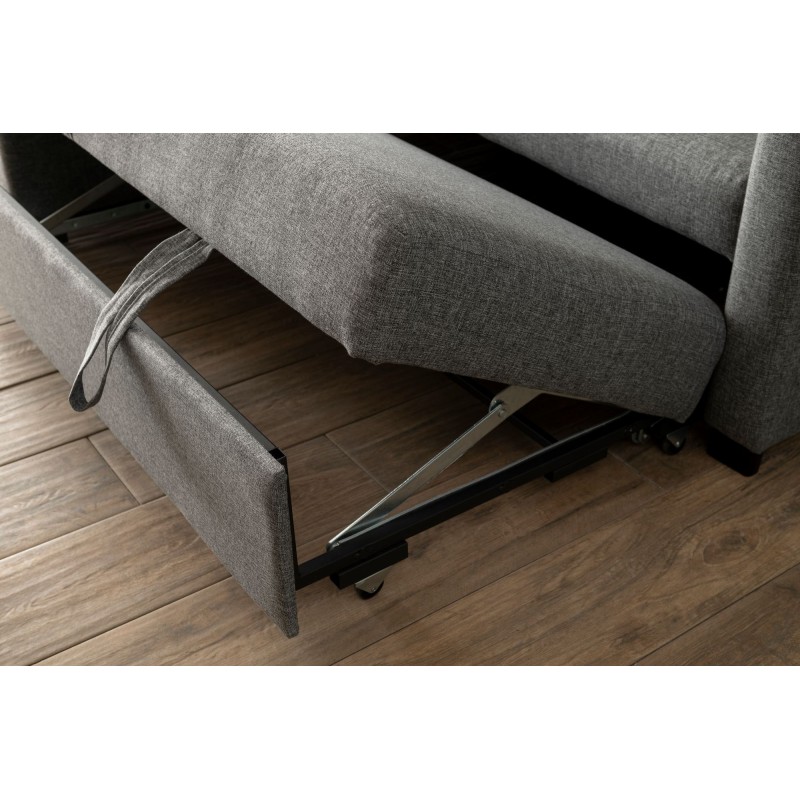 Corner Sofa-Bed Kado - Light Grey Light Grey