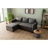 Corner Sofa-Bed Kado - Dark Grey Dark Grey
