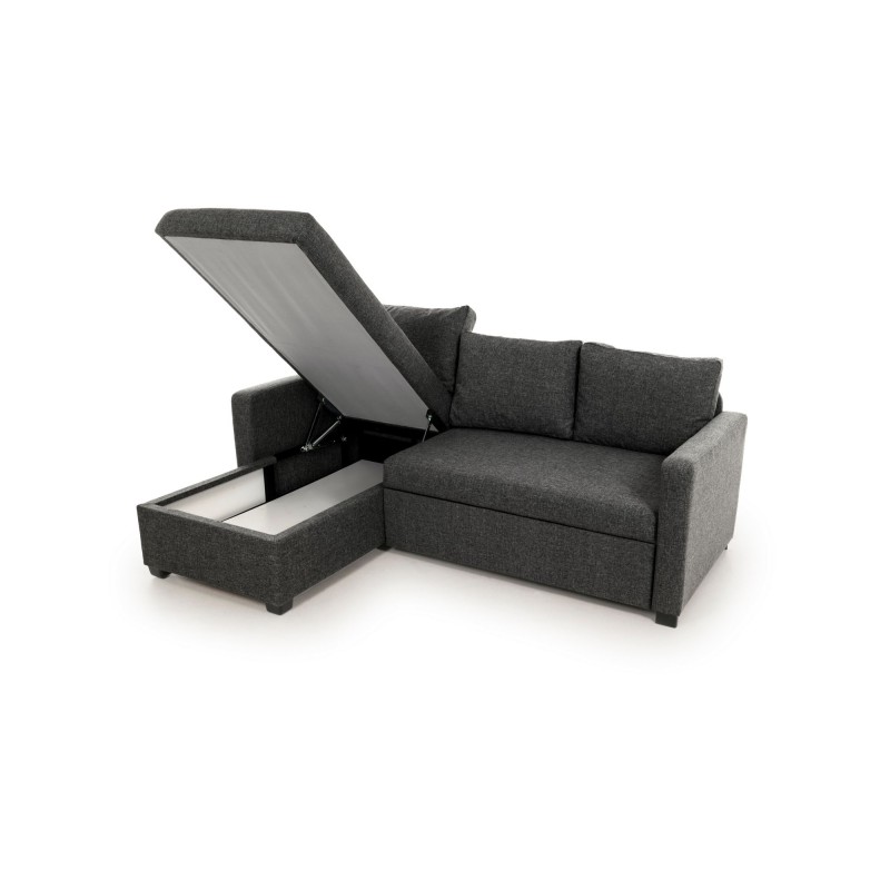 Corner Sofa-Bed Kado - Dark Grey Dark Grey