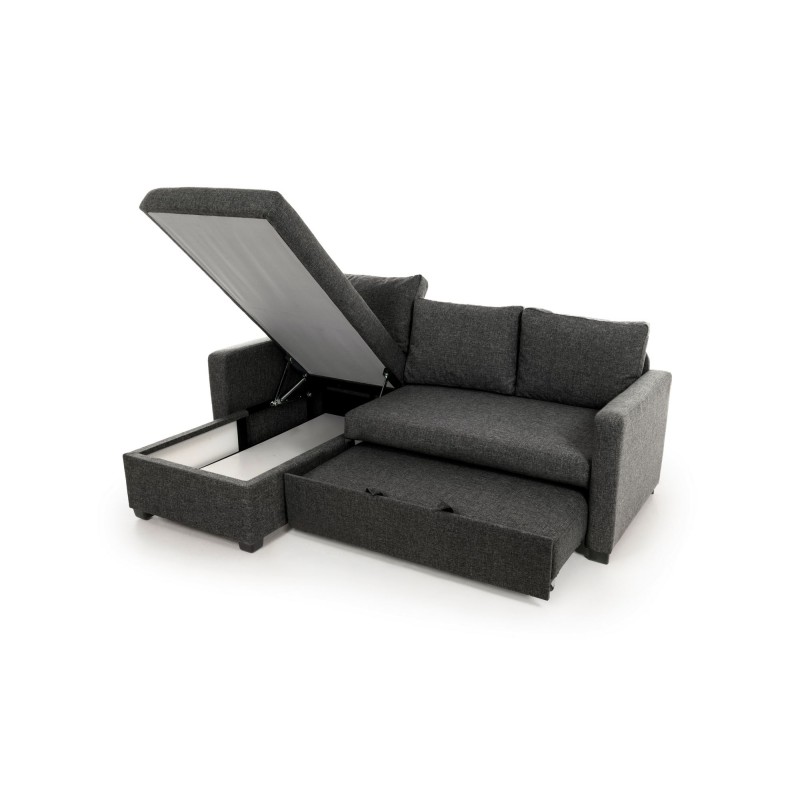 Corner Sofa-Bed Kado - Dark Grey Dark Grey