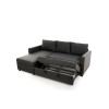 Corner Sofa-Bed Kado - Dark Grey Dark Grey