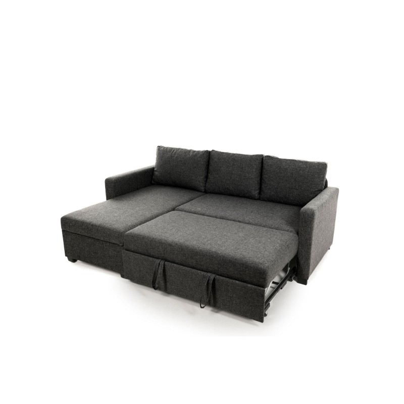 Corner Sofa-Bed Kado - Dark Grey Dark Grey