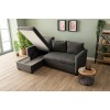 Corner Sofa-Bed Kado - Dark Grey Dark Grey