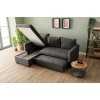 Corner Sofa-Bed Kado - Dark Grey Dark Grey