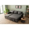 Corner Sofa-Bed Kado - Dark Grey Dark Grey