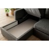 Corner Sofa-Bed Kado - Dark Grey Dark Grey