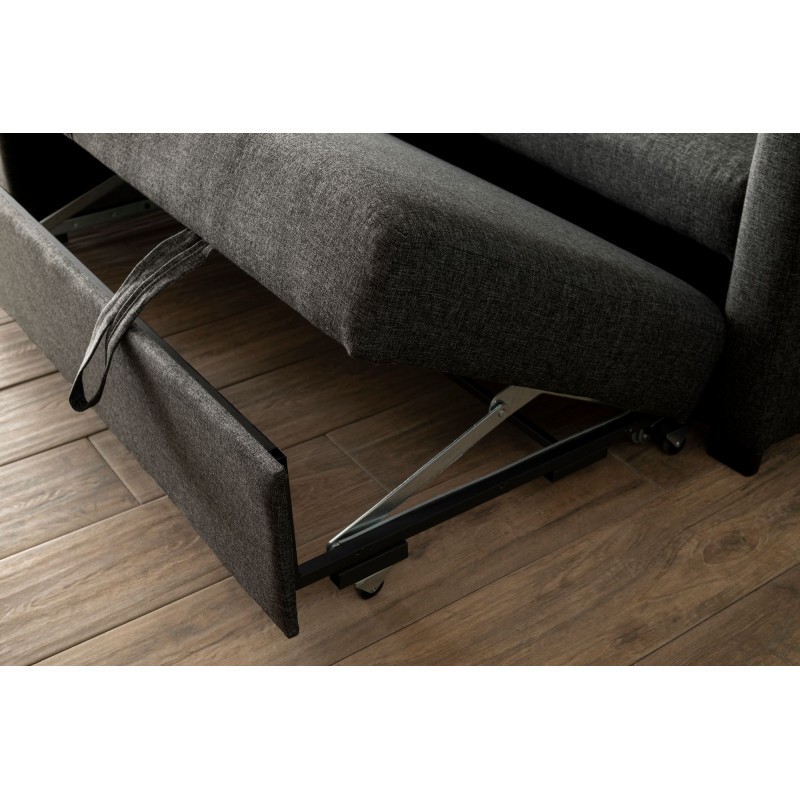 Corner Sofa-Bed Kado - Dark Grey Dark Grey