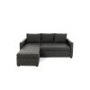 Corner Sofa-Bed Kado - Dark Grey Dark Grey