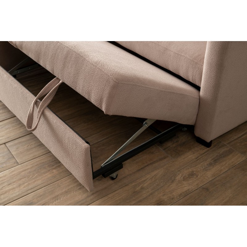 Corner Sofa-Bed Kado - Mink Mink