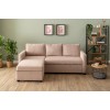Corner Sofa-Bed Kado - Mink Mink