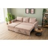 Corner Sofa-Bed Kado - Mink Mink