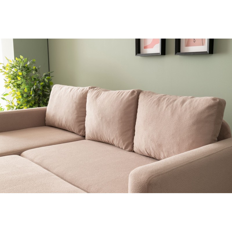 Corner Sofa-Bed Kado - Mink Mink