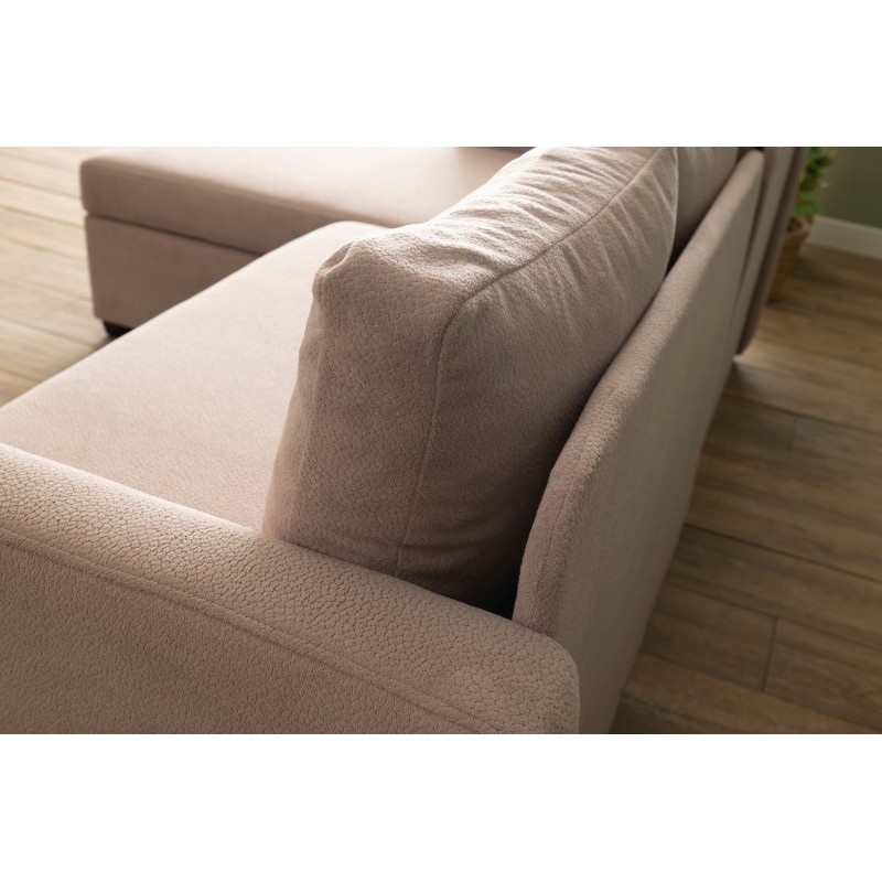 Corner Sofa-Bed Kado - Mink Mink