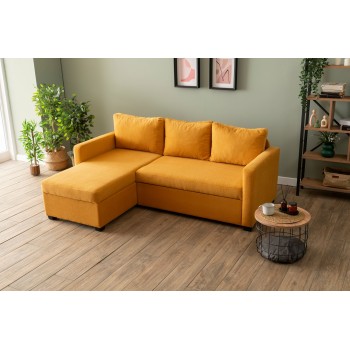 Corner Sofa-Bed Kado - Mustard Mustard