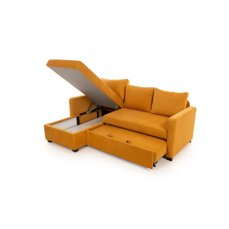 Corner Sofa-Bed Kado - Mustard Mustard