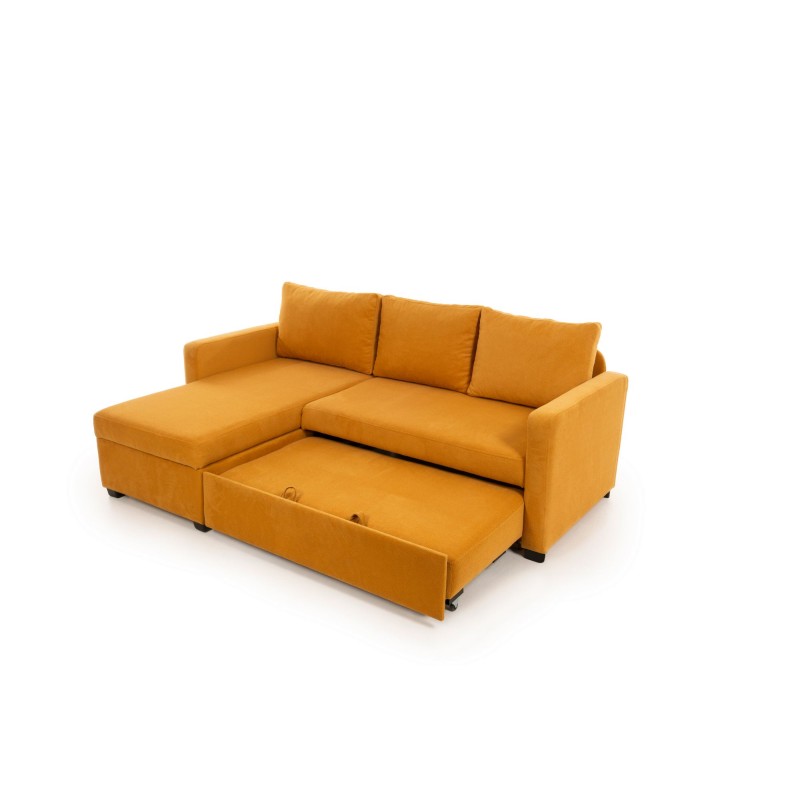 Corner Sofa-Bed Kado - Mustard Mustard