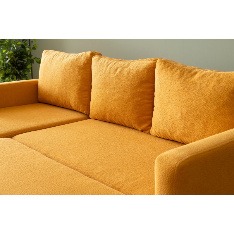 Corner Sofa-Bed Kado - Mustard Mustard
