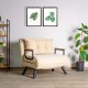 Πολυθρόνα Κρεβάτι - Sando Single - Χρώμα Cream - 175x60x60εκ