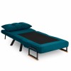 Πολυθρόνα Κρεβάτι - Sando Single - Χρώμα Πετρόλ - 175x60x60εκ