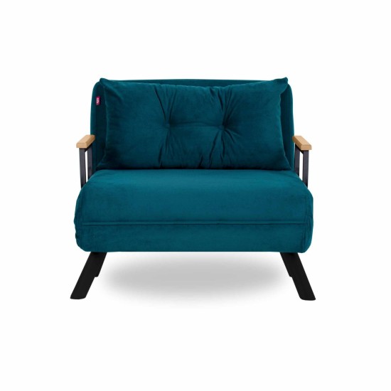 Πολυθρόνα Κρεβάτι - Sando Single - Χρώμα Πετρόλ - 175x60x60εκ Πολυθρόνα Κρεβάτι - Sando Single - Χρώμα Πετρόλ - 175x60x60εκ