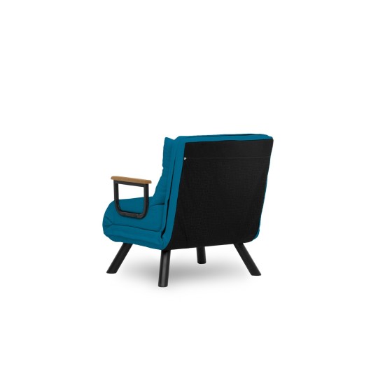 Πολυθρόνα Κρεβάτι - Sando Single - Χρώμα Πετρόλ - 175x60x60εκ Πολυθρόνα Κρεβάτι - Sando Single - Χρώμα Πετρόλ - 175x60x60εκ