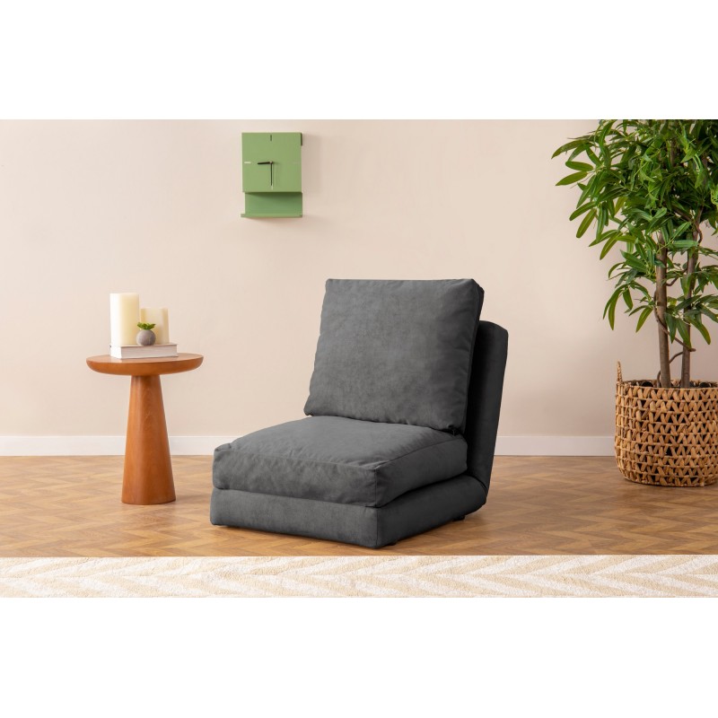 1-Seat Sofa-Bed Taida - GR126 Grey