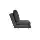 1-Seat Sofa-Bed Taida - GR126 Grey 1-Seat Sofa-Bed Taida - GR126 Grey