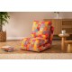 Πολυθρόνα Κρεβάτι Taida - Χρώμα  Patchwork Multicolor - 60x68x26εκ