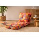 Πολυθρόνα Κρεβάτι Taida - Χρώμα  Patchwork Multicolor - 60x68x26εκ