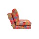 Πολυθρόνα Κρεβάτι Taida - Χρώμα  Patchwork Multicolor - 60x68x26εκ